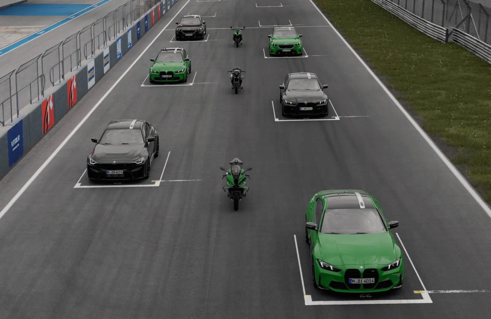 100 Jahre Nürburgring BMW M en BMW M Motorrad